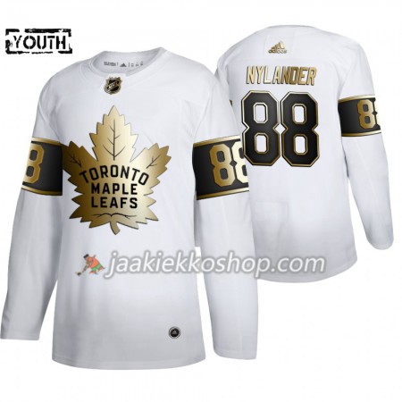 Lapsille NHL Toronto Maple Leafs Pelipaita William Nylander 88 Adidas 2019-20 Golden Edition Valkoinen Authentic